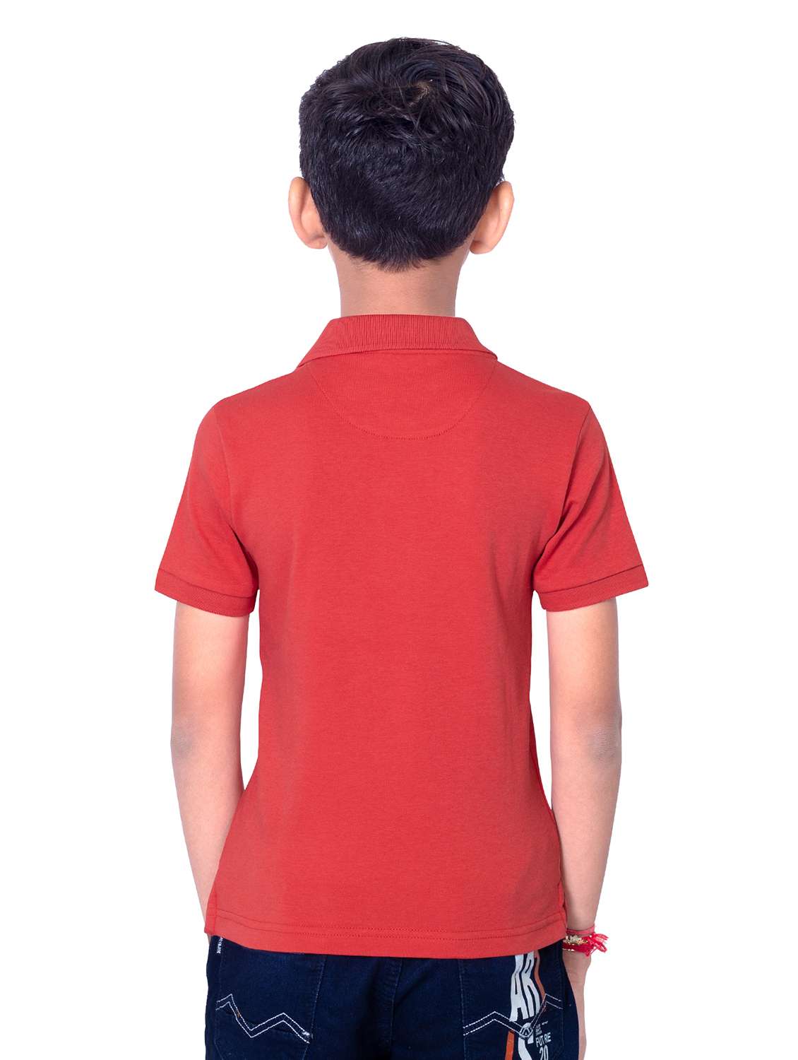 boys chest striped short sleeves polo t-shirt - 21617044 -  Standard Image - 2