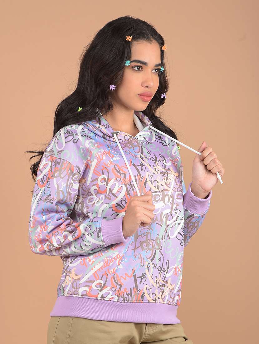 men long sleeves printed sweatshirt