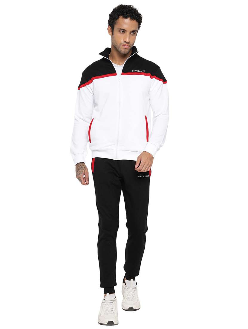 men color block long sleeves tracksuit - 21617463 -  Standard Image - 2