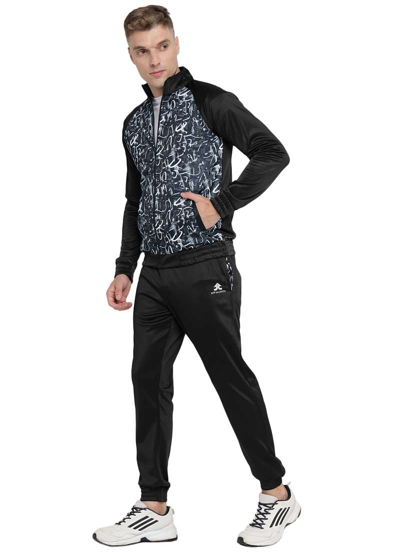 men printed long sleeves tracksuit - 21617464 - Standard Image - 2