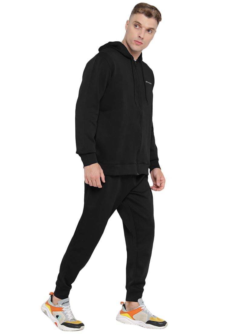 men solid long sleeves tracksuit - 21617465 - Standard Image - 2