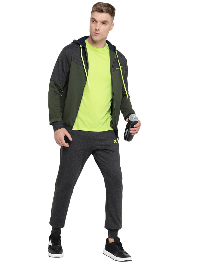men color block long sleeves track suit - 21617467 - Standard Image - 2