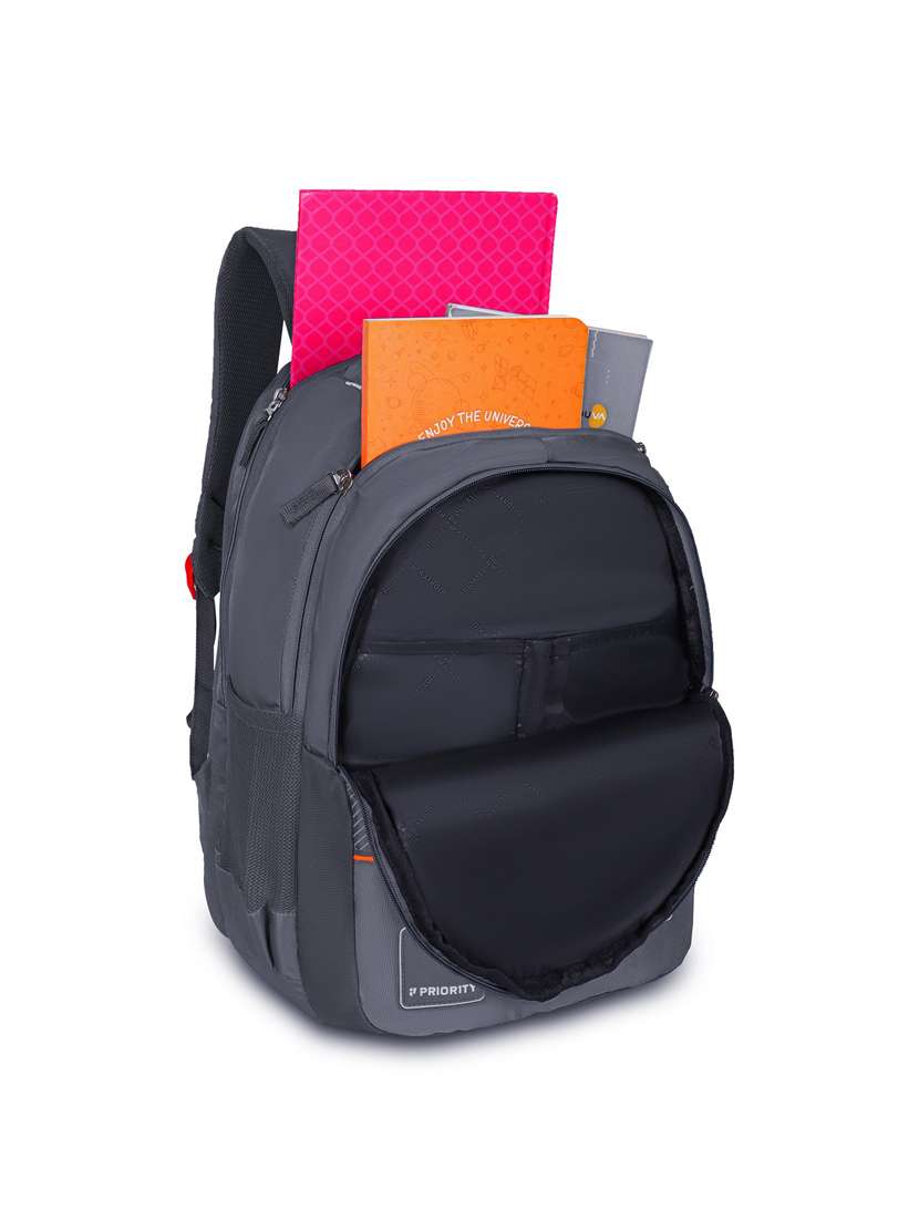 men grey adjustable straps backpack - 21617488 -  Standard Image - 2