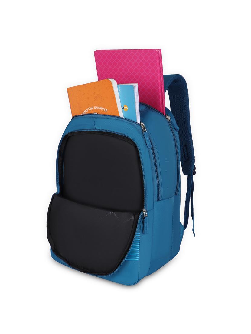 men blue adjustable straps backpack - 21617498 - Standard Image - 2
