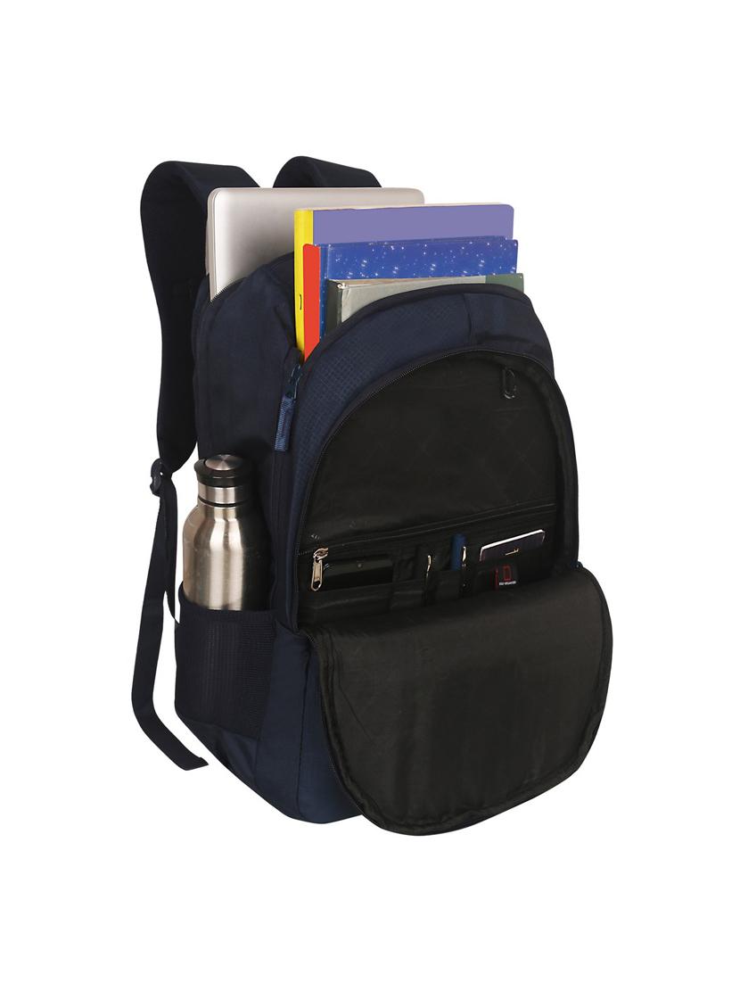 men navy blue adjustable straps laptop bag - 21617571 - Standard Image - 2