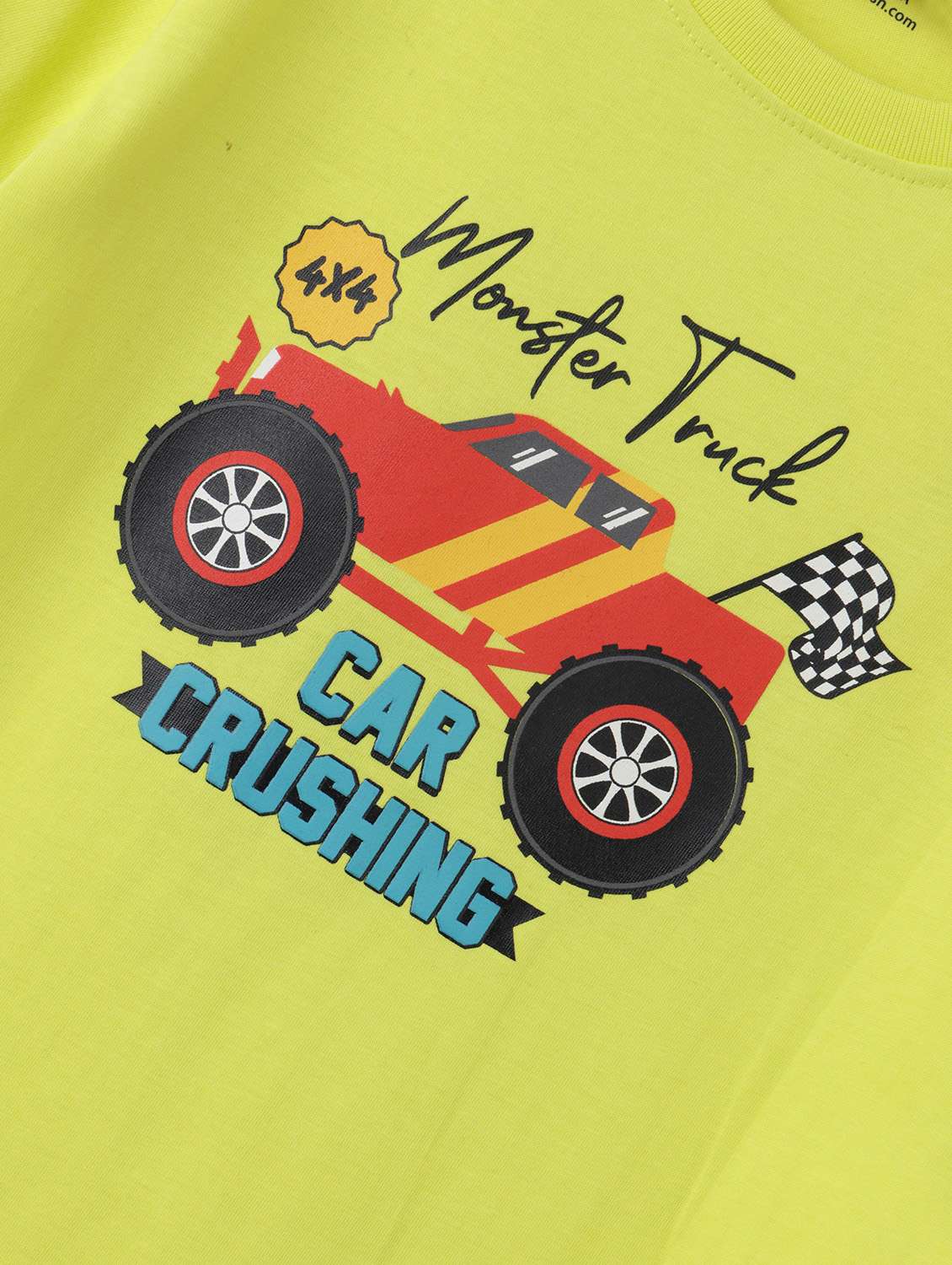 boys crew neck front print short sleeves t-shirt - 21618035 -  Standard Image - 2