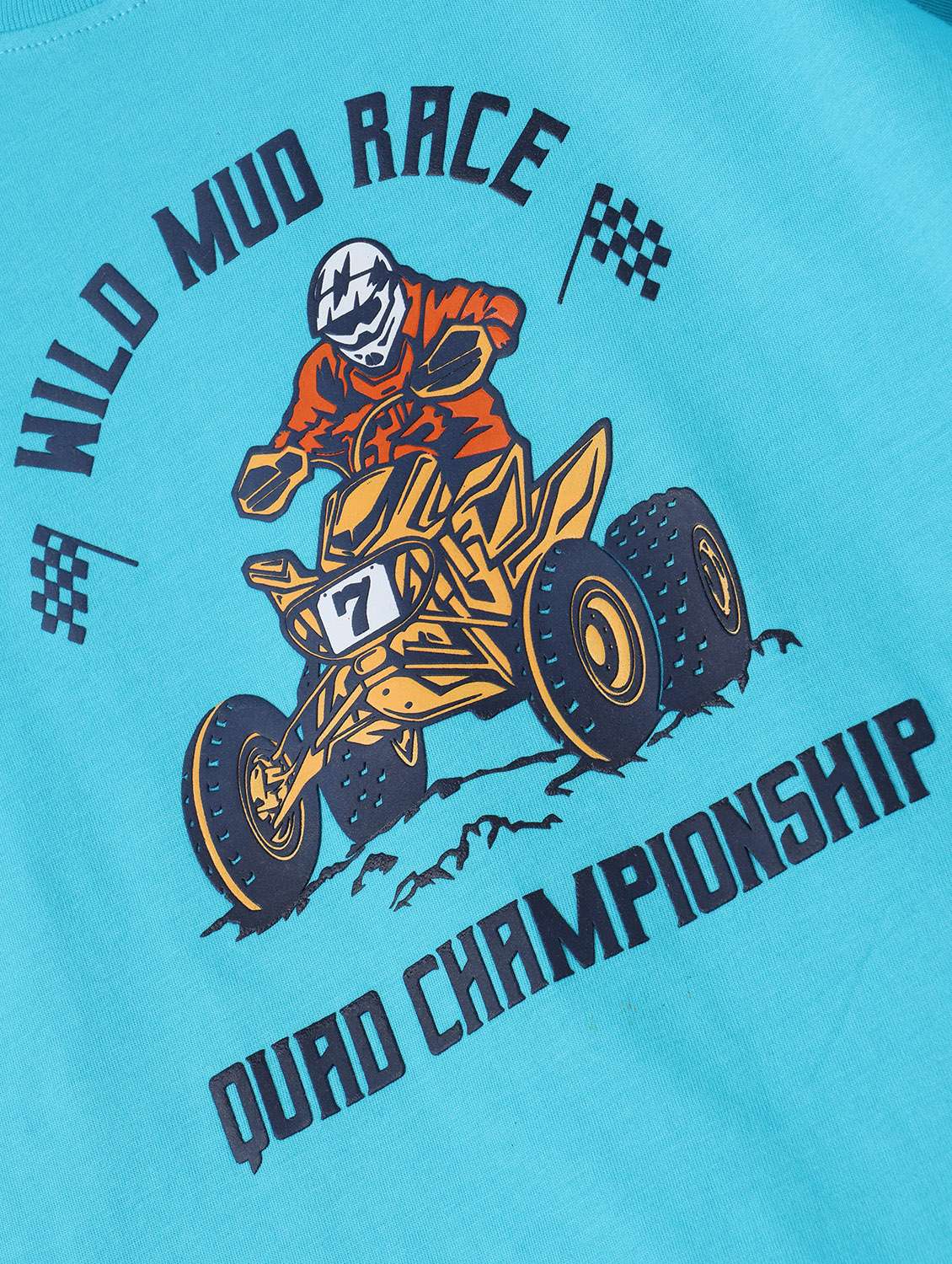 boys crew neck front print short sleeves t-shirt - 21618045 -  Standard Image - 2