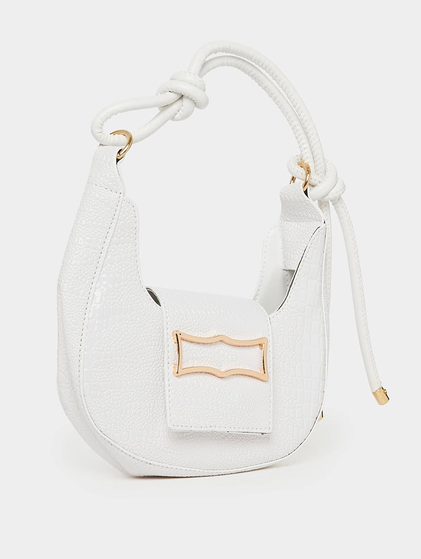 women white solid handbag - 21618110 - Zoom Image - 0