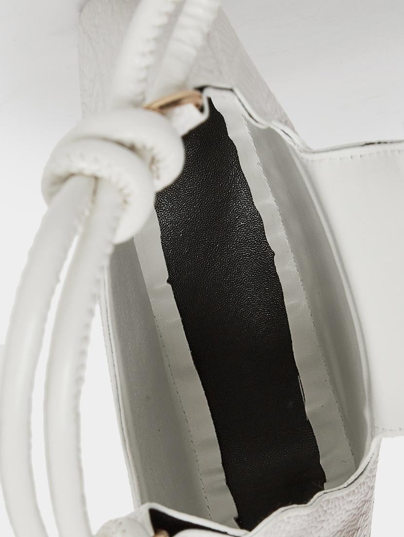 women white solid handbag - 21618110 - Standard Image - 2