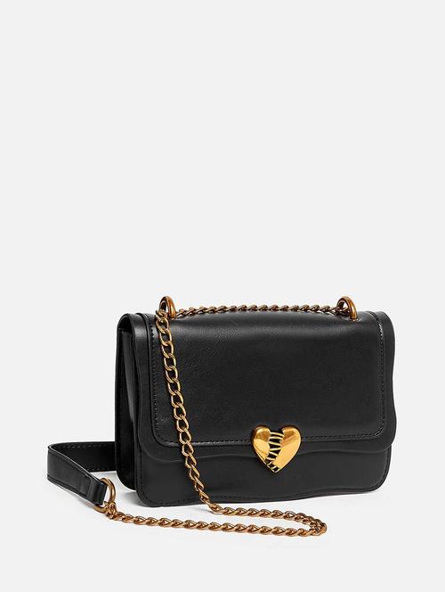 women black solid sling bag - 21618119 -  Standard Image - 0