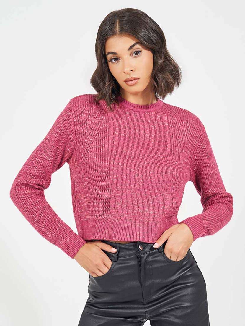 women self design long sleeve pullover