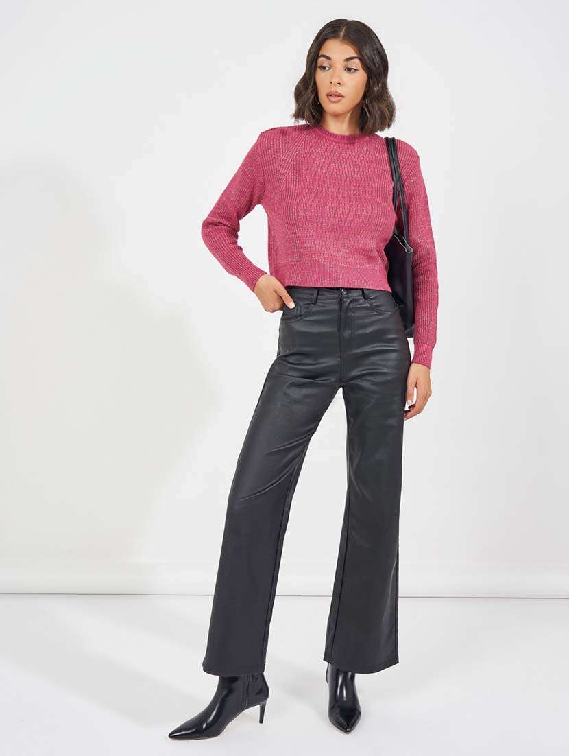 women self design long sleeve pullover - 21618123 -  Standard Image - 2