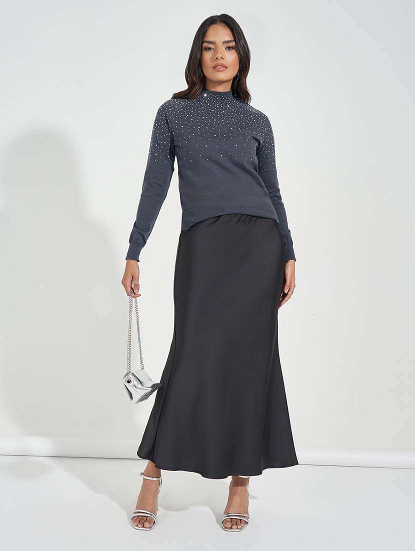 women self design long sleeve pullover - 21618133 -  Standard Image - 2