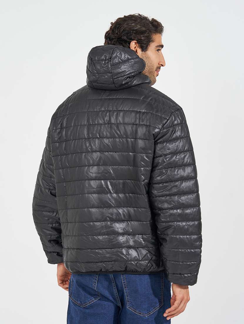 men black long sleeve quilted jacket - 21618145 -  Standard Image - 2