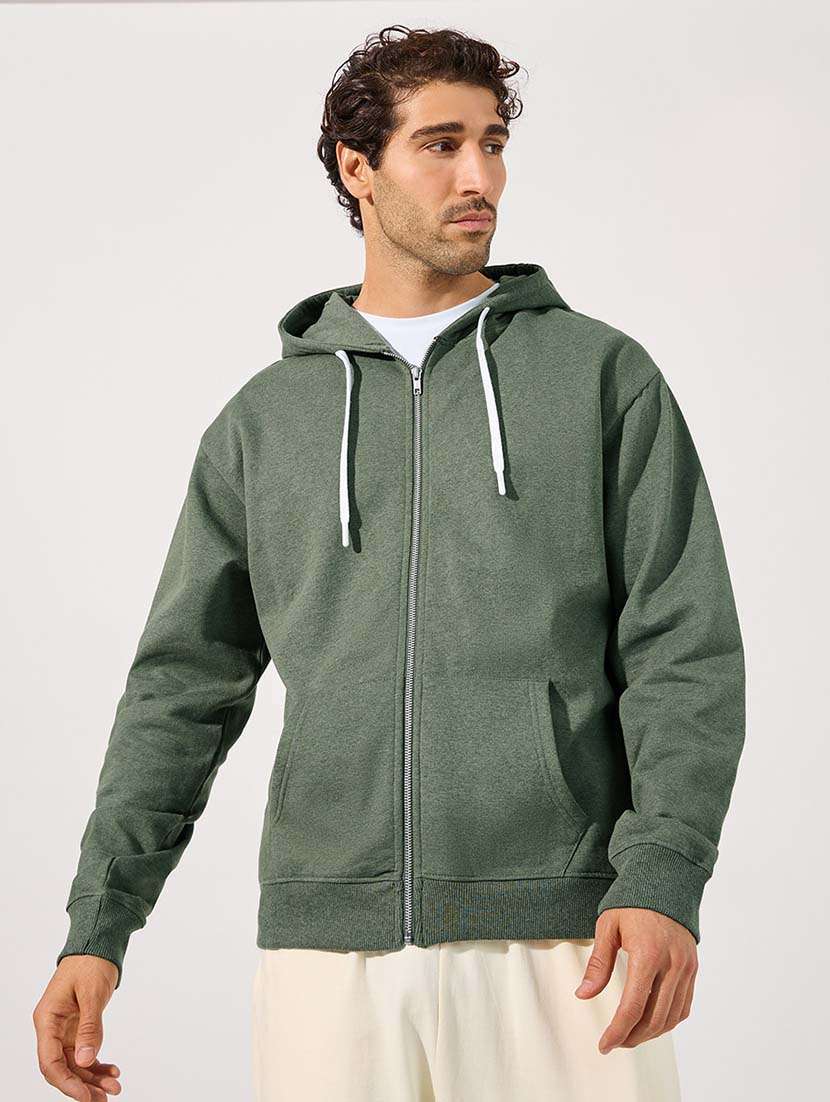 men solid long sleeve sweatshirt