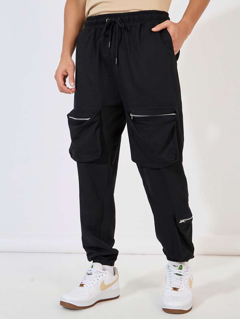 men black solid cargo