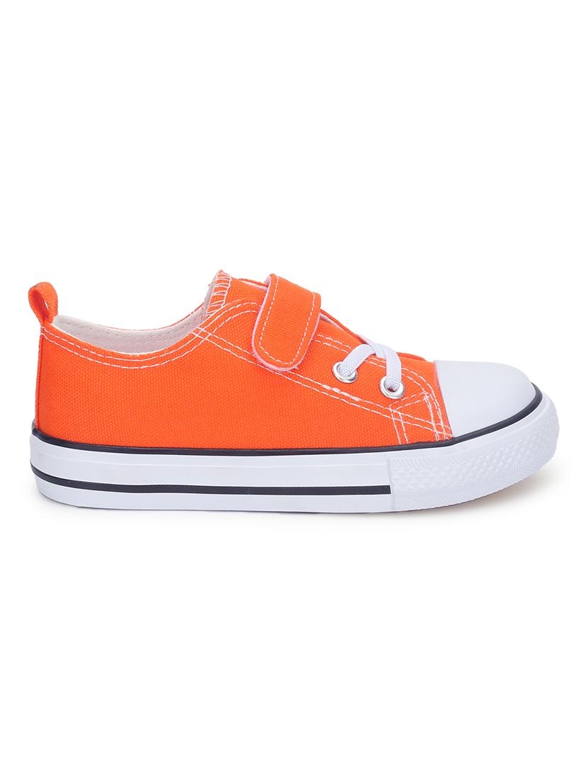 unisex solid lace up canvas sneakers - 21618500 - Standard Image - 2