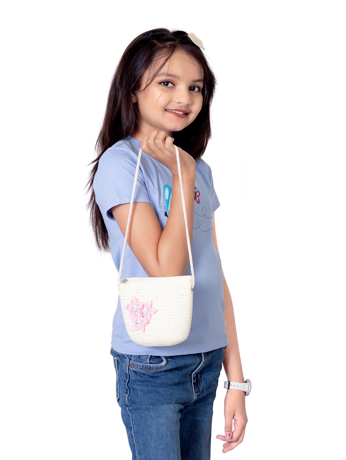 girls round neck printed short sleeves t-shirt - 21618880 - Standard Image - 2