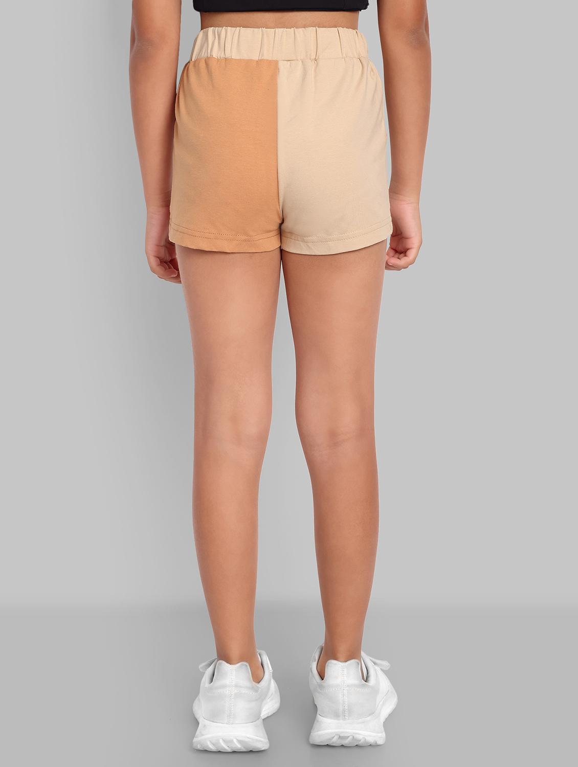 girls color block shorts - 21619277 - Standard Image - 2