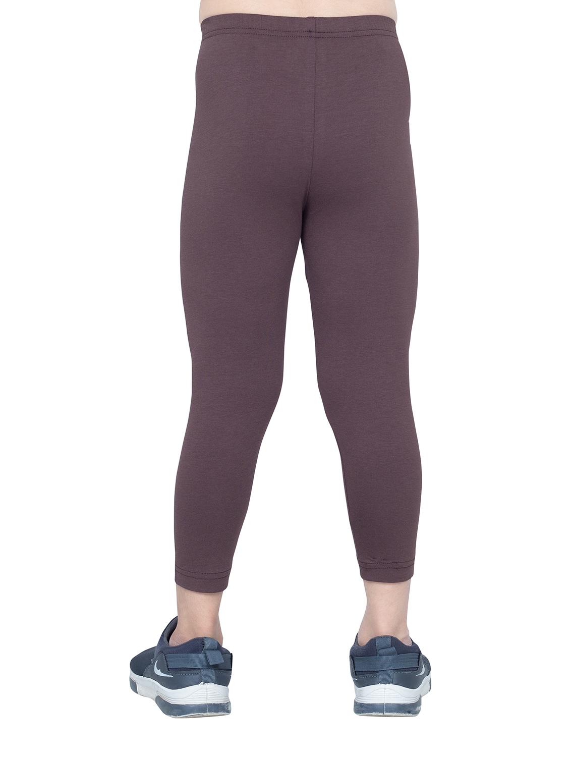 girls solid high rise legging - 21619821 - Standard Image - 2