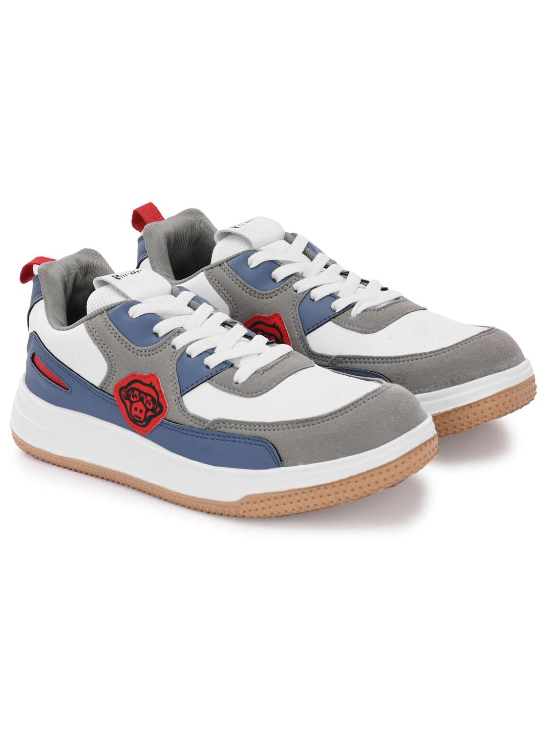men white lace up sneakers