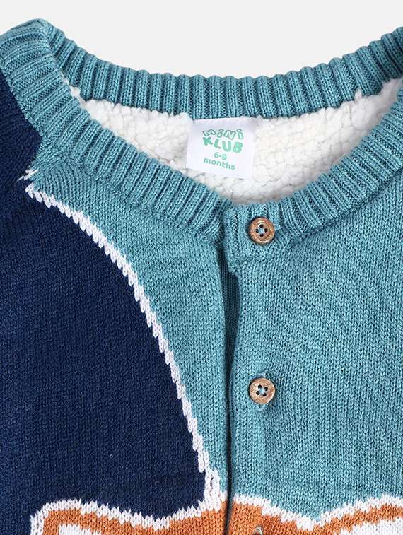 boys printed round neck sweater - 21620242 -  Standard Image - 2