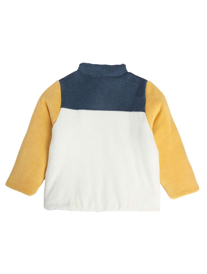boys color block long sleeves jacket - 21620320 -  Standard Image - 2
