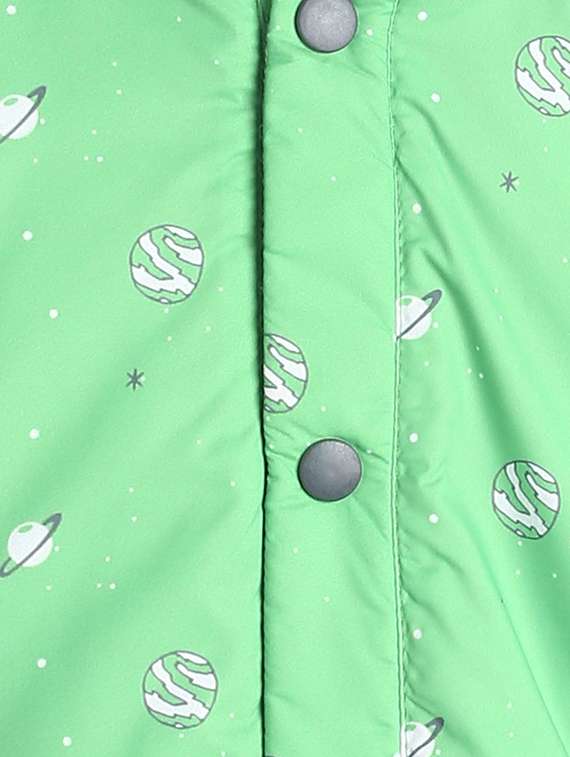 girls printed hooded jacket - 21620366 -  Standard Image - 2