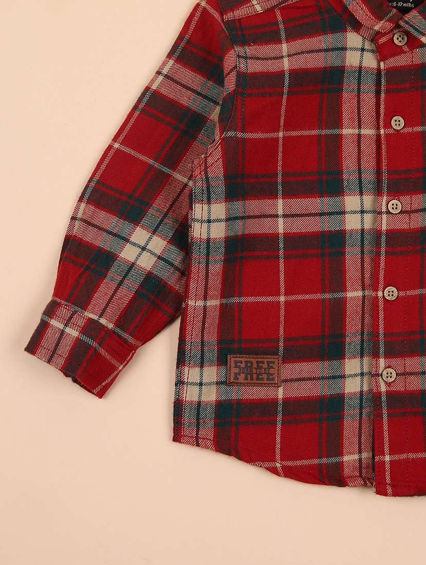 boys long sleeves checkered shirt - 21620695 -  Standard Image - 2