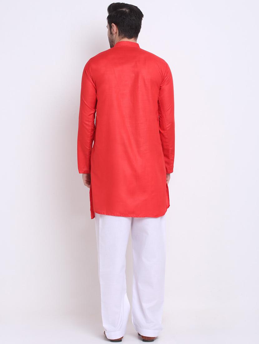 men printed long sleeve ethnic wear set - 21621413 - Standard Image - 2