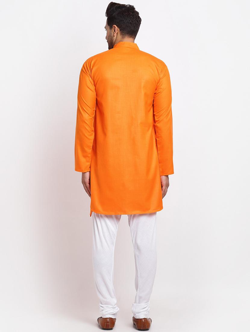 men solid long sleeve ethnic wear set - 21621426 - Standard Image - 2