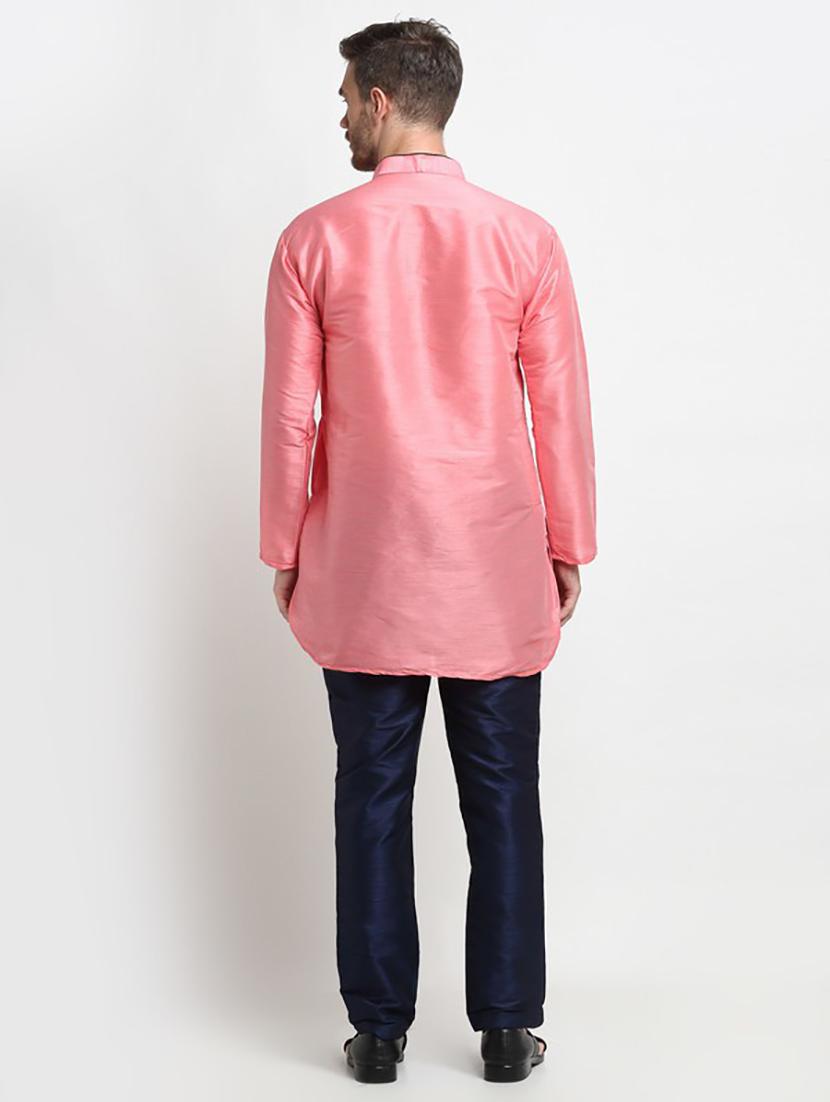 men solid long sleeve ethnic wear set - 21621463 - Standard Image - 2