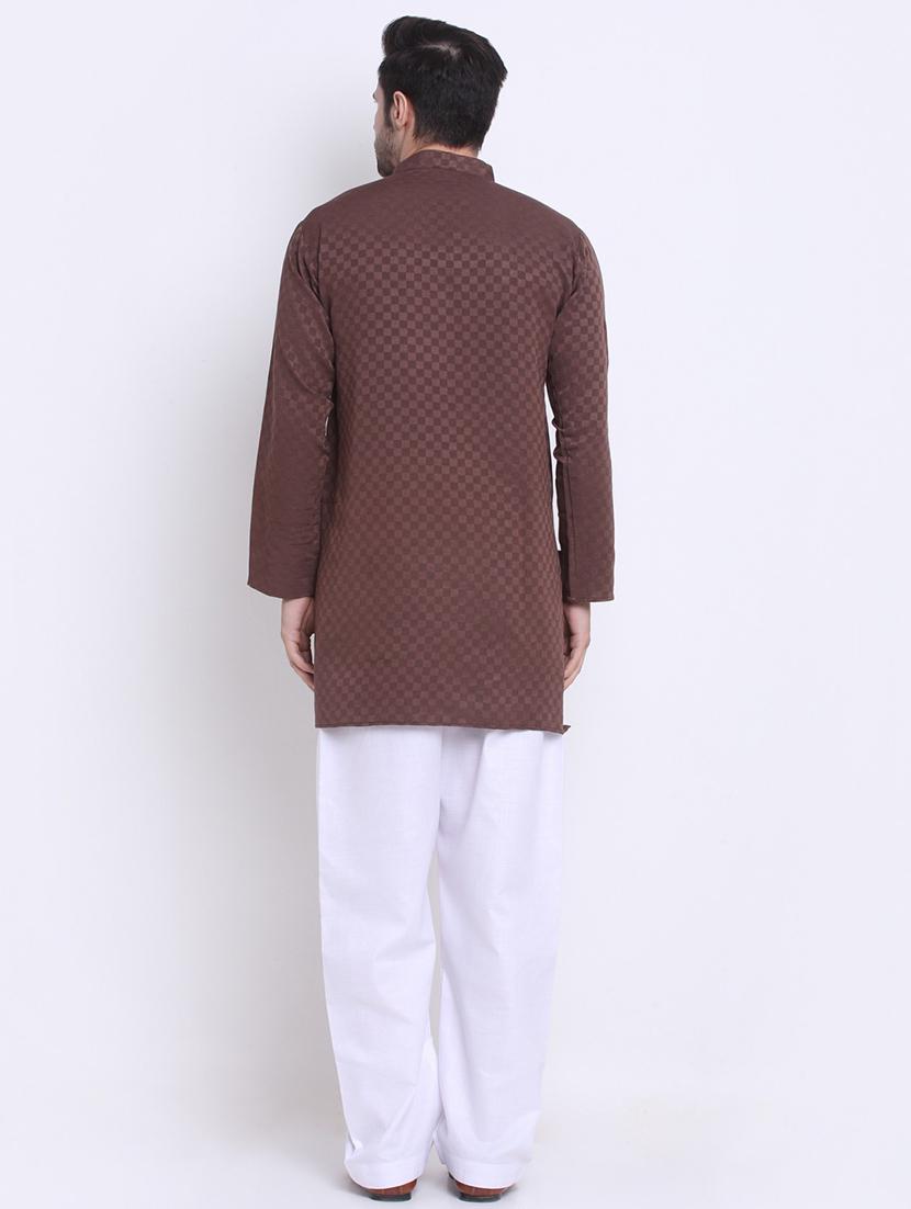 men self designed long sleeve ethnic wear set - 21621707 - Standard Image - 2