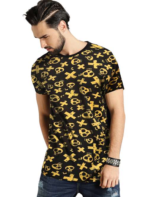 men round neck printed t-shirt - 21621792 -  Standard Image - 0