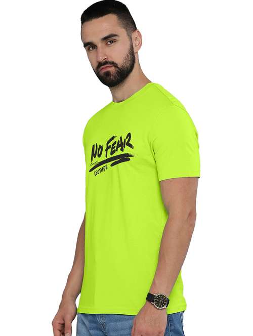 men round neck chest printed t-shirt - 21621804 - Standard Image - 0