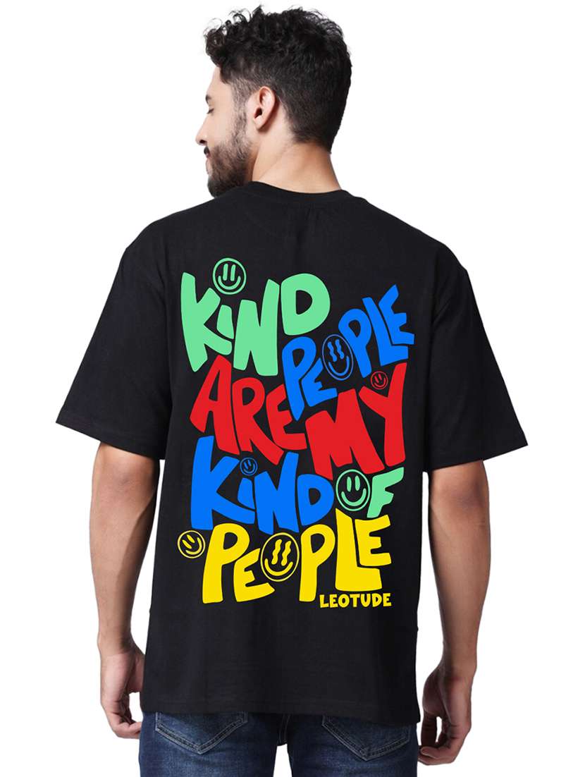 men round neck printed oversized t-shirt - 21621884 -  Standard Image - 2