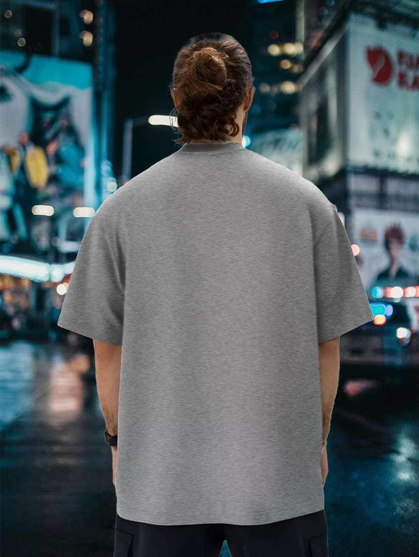 men round neck printed oversized t-shirt - 21621929 -  Standard Image - 2