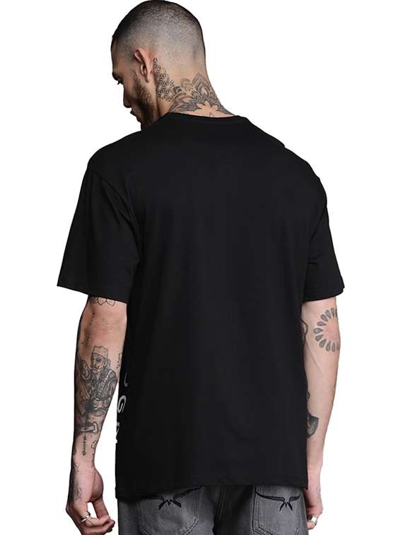 men round neck solid oversized t-shirt - 21621970 -  Standard Image - 2