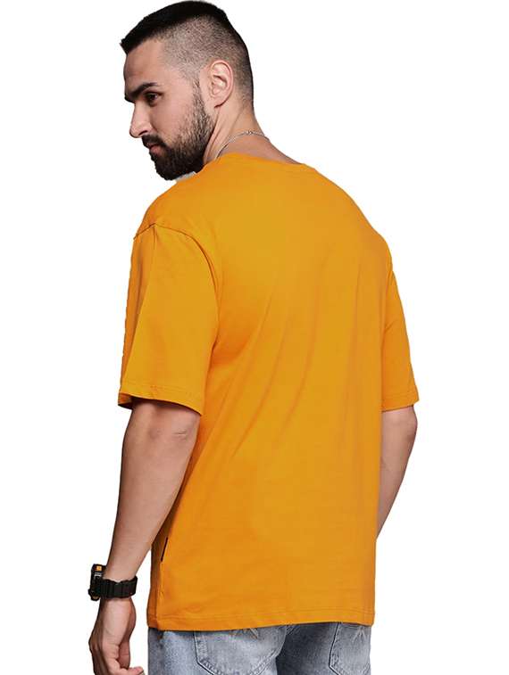 men round neck solid oversized t-shirt - 21621984 -  Standard Image - 2