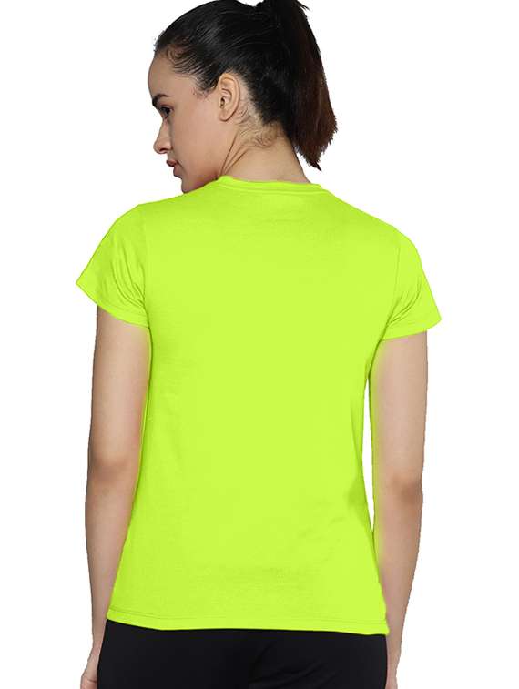 women round neck chest print t-shirt - 21622072 -  Standard Image - 2