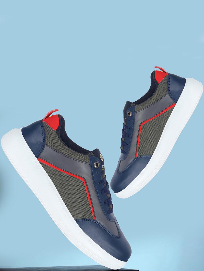 men color block lace up sneaker - 21623068 - Standard Image - 2
