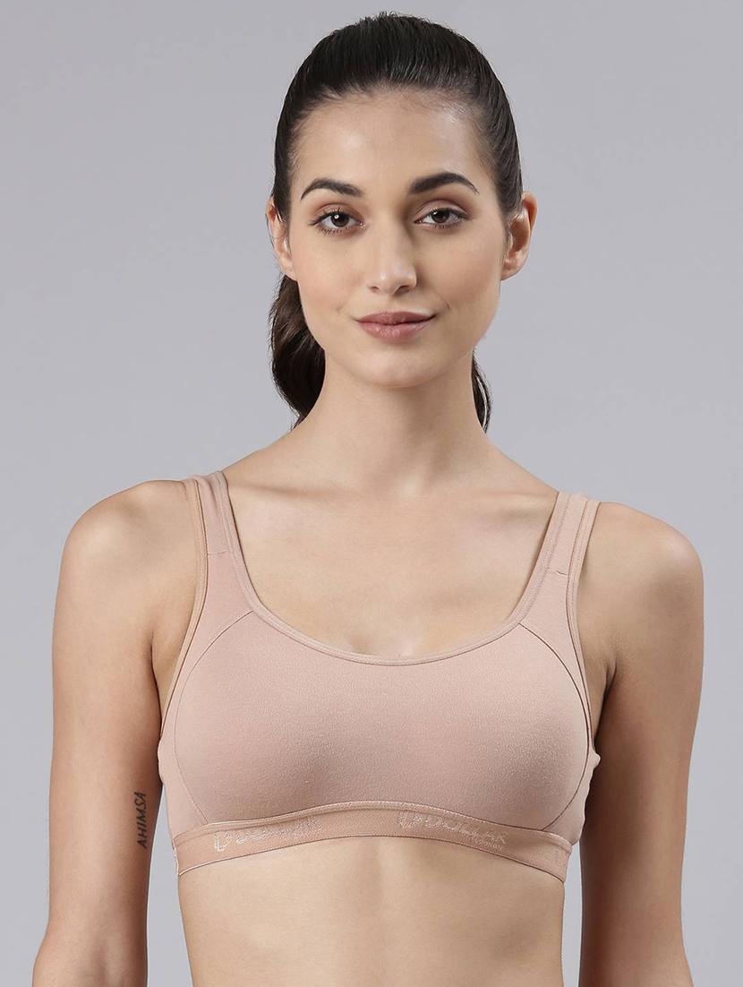 women pack of 3 solid sports bra - 21623766 - Standard Image - 2