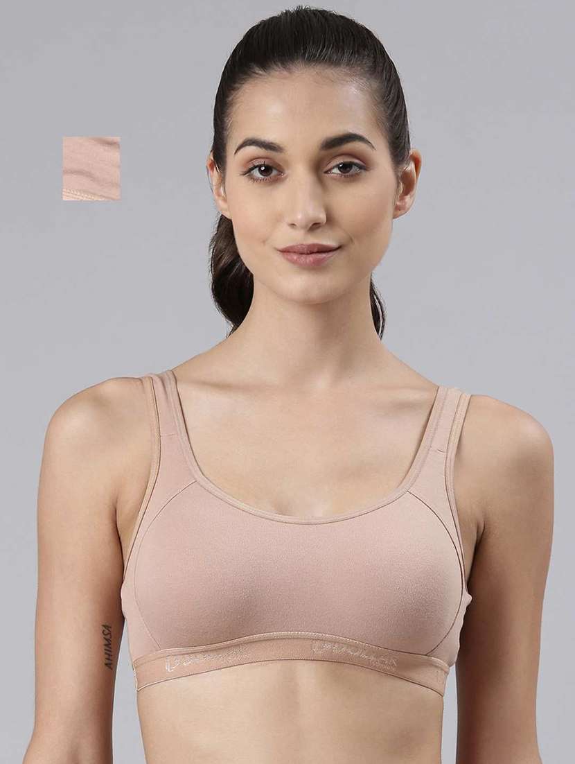 women pack of 2 solid sports bra - 21623771 -  Zoom Image - 0