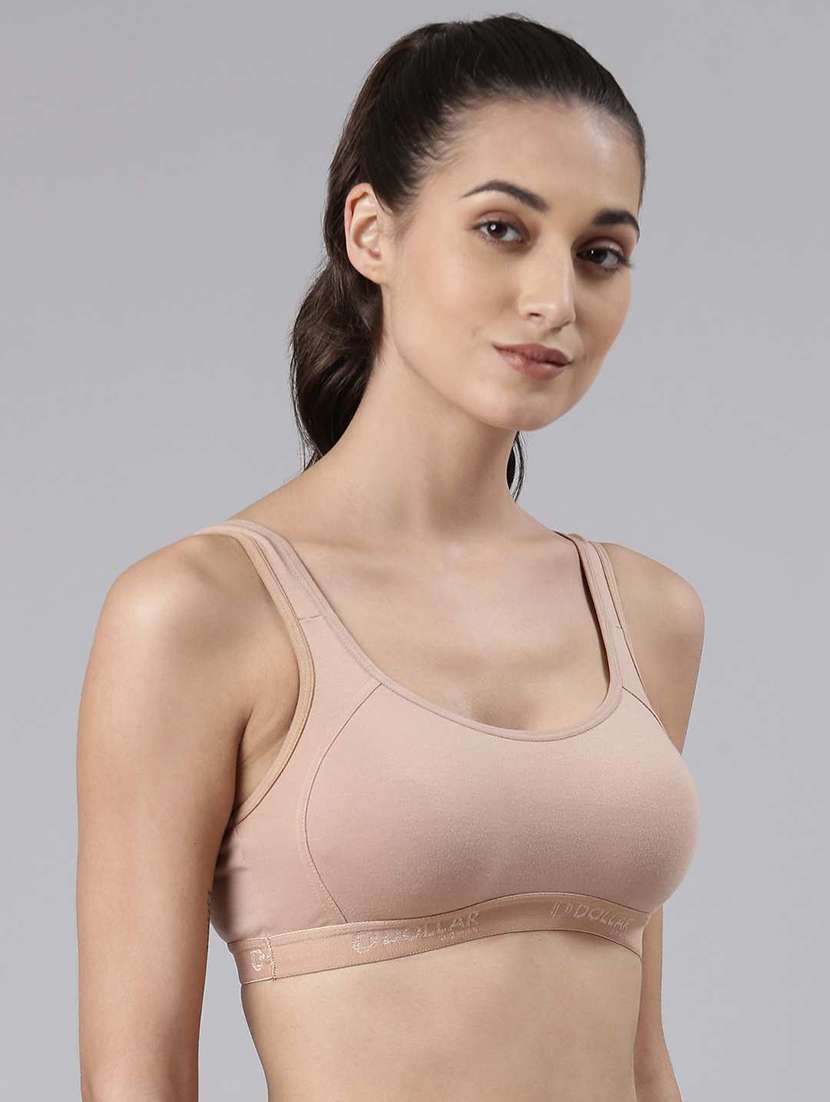 women pack of 2 solid sports bra - 21623771 -  Standard Image - 2