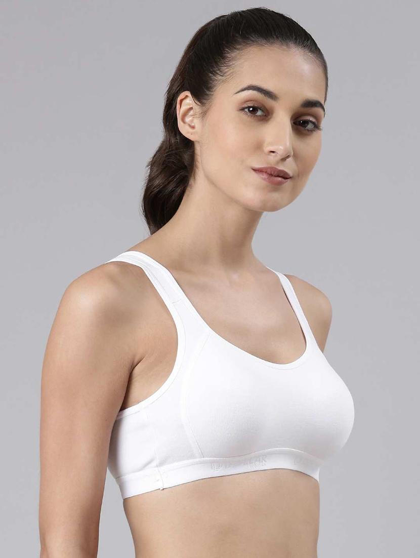 women pack of 2 solid sports bra - 21623772 - Standard Image - 2