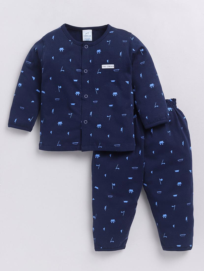 boys printed full length set