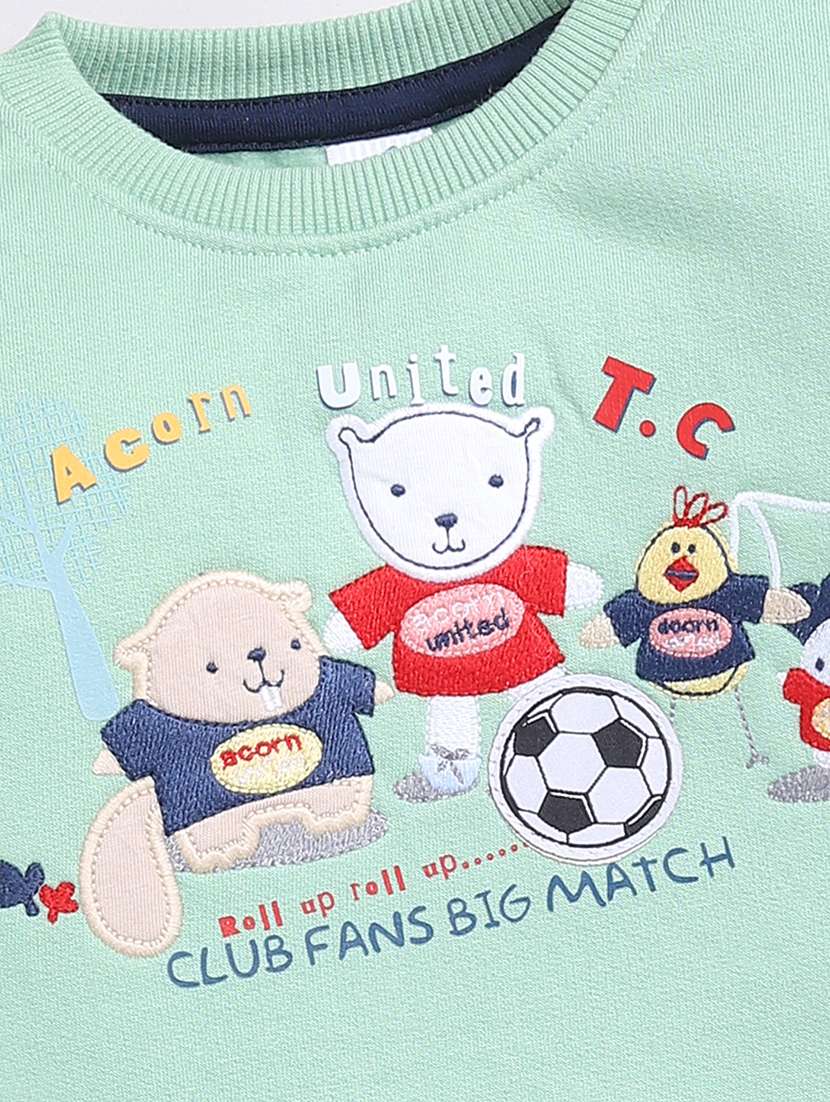 Boys Printed T Shirt & Jogger Set