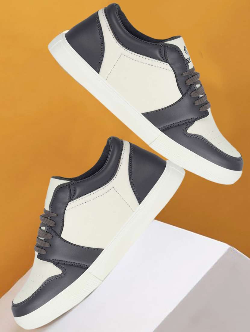 men color block lace up sneaker