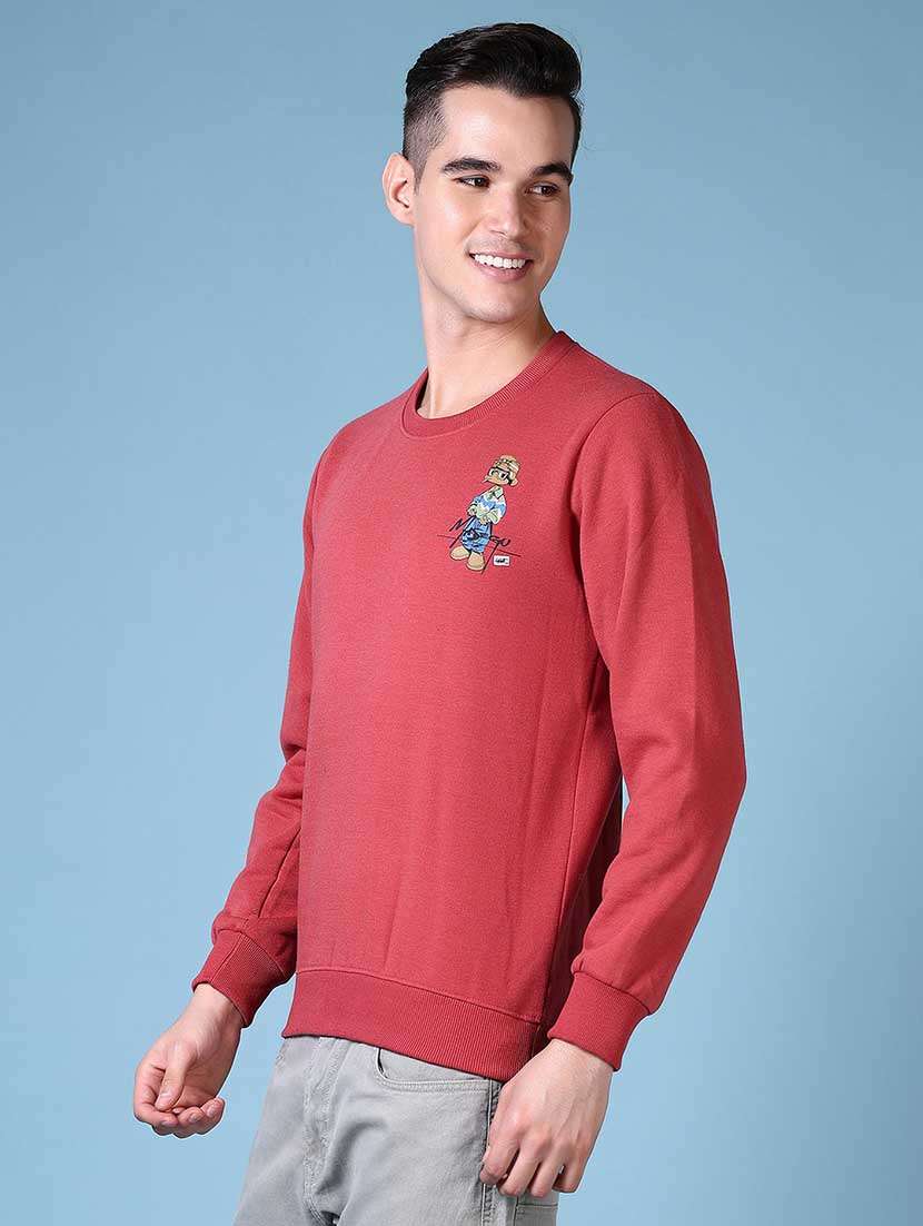 men back print long sleeve sweatshirt - 21624493 -  Standard Image - 2