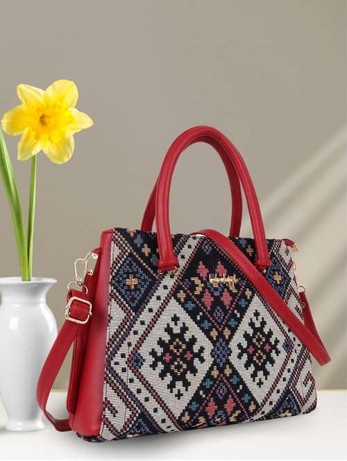 women textured jute handbag - 21624945 -  Standard Image - 0